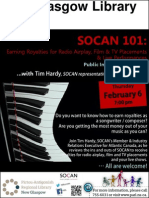 SOCAN 101 Public Information Session With Tim Hardy (ThFeb6 7pm) - New Glasgow Library
