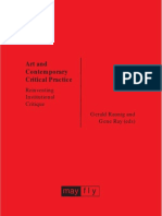 Art and Contemporary Critical Practice