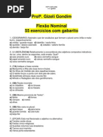 Download 55_EXERCICIOS_COM_GABARITO_FLEXAO_NOMINAL Prof Gizeli Costa wwwgizelitk by Gizeli Costa SN20169819 doc pdf