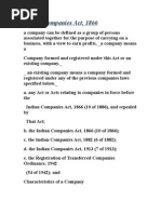 Indian Companies Act