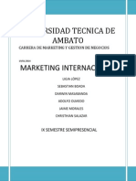 Portafolio de Marketing Internacional