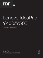 Lenovo Y500 User Manual