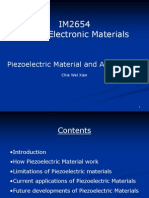 IM2654 Smart Electronic Materials: Piezoelectric Material and Applications