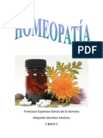 La homeopatia 1º C Francisco Espinosa y Alejandro Sanchez
