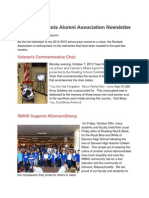 Reading Rockets Alumni Association Newsletter