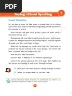 © Ncert Not To Be Republished: Saying Without Speaking