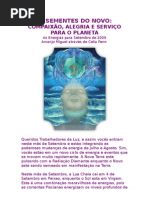 As sementes do novo - Compaixão, Alegria e Serviço para o planeta - ARCANJO MIGUEL