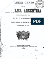 Censo de Argentina de 1869. 