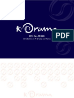 2013 K Drama PhotoCal Eng