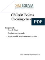 Cecam Bolivia Cooking Classes