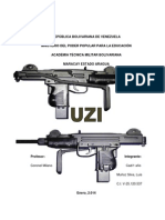 Sub Ametralladora Uzi Cal 9