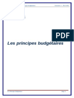 Les principes budgétaires