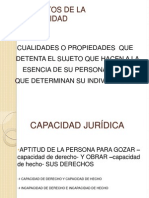CAPACIDAD JURÍDICA - INCAPACES