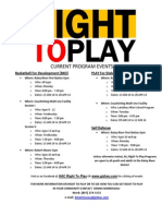 Right To Play Events