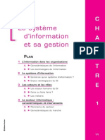 Le Système D'information Et Sa Gestion: C H A P I T R E