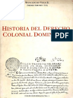 Historia Del Derecho Colonial Dominicano Wenceslao Vega