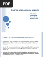 Chimie - Compusi Organici Nocivi Sanatatii