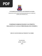 COMPOSIÇÃO BROMATOLÓGICA DA PIMENTA MALAGUETA IN NATURA E PROCESSADA EM CONSERVA