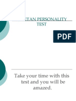 PERSONALITY TEST, Tibetian way