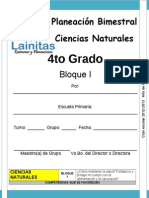 4to Grado - Bloque 1 - Ciencias Naturales