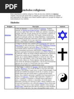 Lista de símbolos religiosos
