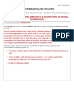 Career Research Guide Worksheet2013 Doc Plan A