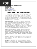 Download Kindergarten Welcome Letter by dandan97 SN20183987 doc pdf