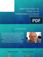 PSI Geert Hofstede y Su Teoría de Las Dimensiones