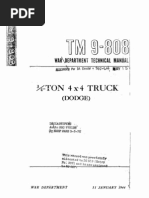 Download 1944 Technical Manual TM 9-808 34-Ton 4X4 Dodge Truck by Herbert Hillary Booker 2nd SN20185312 doc pdf