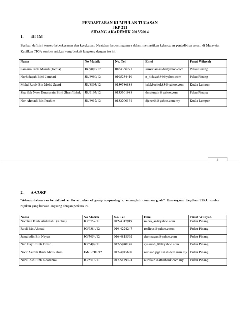 Jkp 211 Kumpulan Tugasan Dan Soalan Keseluruhan Pdf