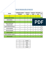 Matriz de Priorización de Procesos