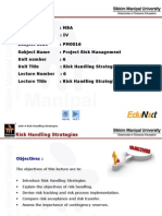 Risk Handling Strategies