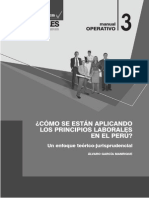 ¿CÓMO SE ESTÁN APLICANDO LOS PRINCIPIOS LABORALES EN EL PERÚ Un Enfoque Teórico-Jurisprudencial