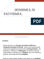 Expresionismul Si Fauvismul