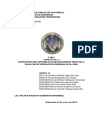 Estructura Tecnica Del Informe de Investigacion de Tesis