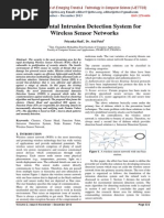 Incremental Intrusion Detection System For Wireless Sensor Networks