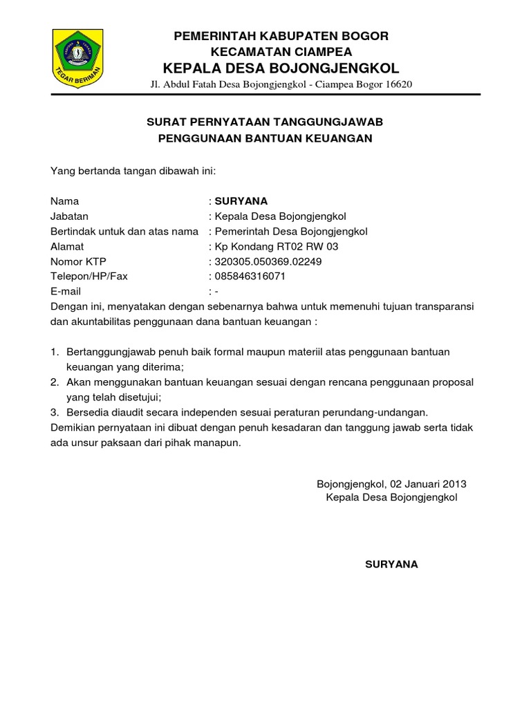 Contoh Proposal Pengajuan Dana Ke Pemerintah  Berbagi Contoh Proposal