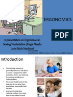 Ergonomics Sewing Work Station Final Jury