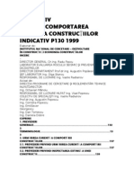 Normativ Privind Comportarea in Timp A Constructiilor Indicativ p130 1999