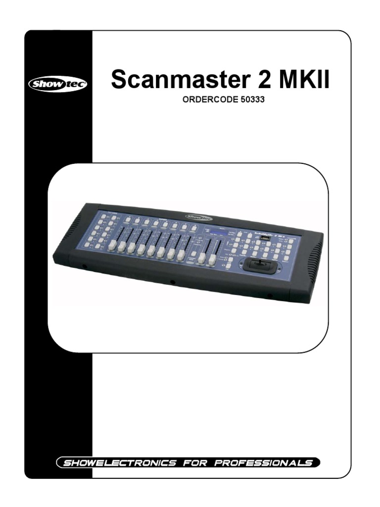 Showtec Scanmaster 2 | PDF | Power Supply | Mains Electricity