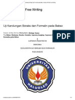 Download Uji Kandungan Boraks Dan Formalin Pada Bakso  by Saputro Priyo Nugroho SN201896727 doc pdf