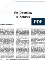 The Disuniting of America - Schlesinger (Excerpt)