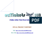 Online Airline Ticket Reservation System