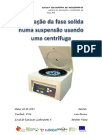 Relatorio Cientifico - Centrifuga