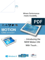 Motion c5te New 2013 Datasheet