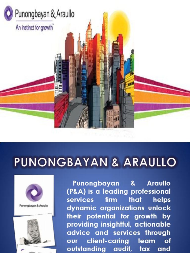 Punong Bayan and Araullo Firm Presentation PDF Audit Accounting