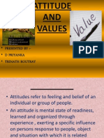 Attitudes and Values