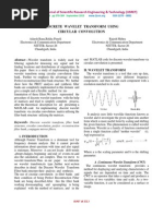 Discrete Wavelet Transform Using Circular Convolution