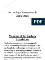 Techn Absorption and Acquisition Detailed Presentation