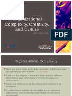 Organizational Complexity, Creativity, and Culture: Chapter-10